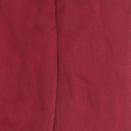 Tommy Hilfiger Womens Red Cotton Skinny Jeans Size 28 in L27 in Slim Zip - Pockets