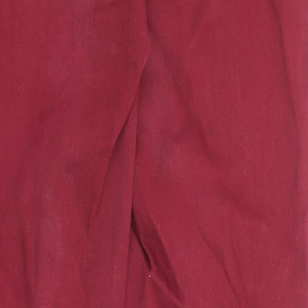 Tommy Hilfiger Womens Red Cotton Skinny Jeans Size 28 in L27 in Slim Zip - Pockets