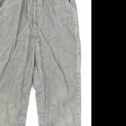 TU Boys Green Cotton Chino Trousers Size 2-3 Years Regular Drawstring - Waist 16 inches, Inside leg 15 inches