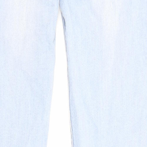 H&M Womens Black Cotton Skinny Jeans Size 8 L28 in Regular Zip - Pockets