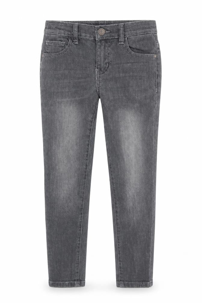 Rockstar Girls Black Cotton Skinny Jeans Size 9 Years L22 in Regular Zip - Pockets