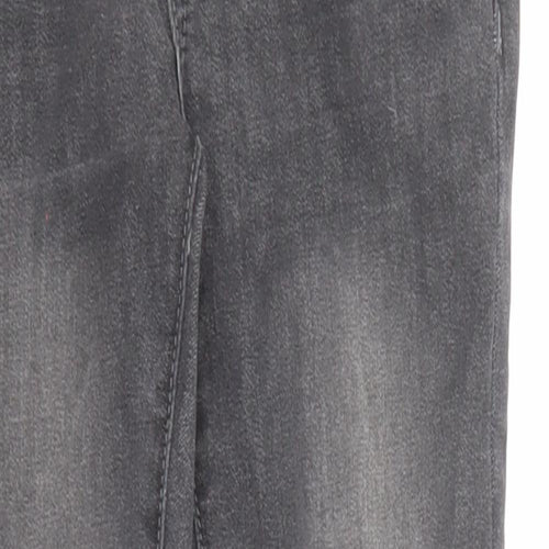 Rockstar Girls Black Cotton Skinny Jeans Size 9 Years L22 in Regular Zip - Pockets