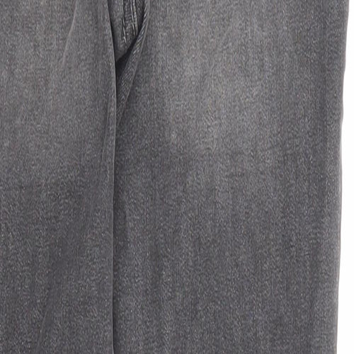 Rockstar Girls Black Cotton Skinny Jeans Size 9 Years L22 in Regular Zip - Pockets