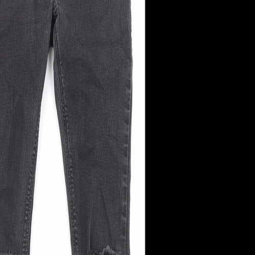 ASOS Mens Black Cotton Skinny Jeans Size 30 in L32 in Regular Zip - Pockets