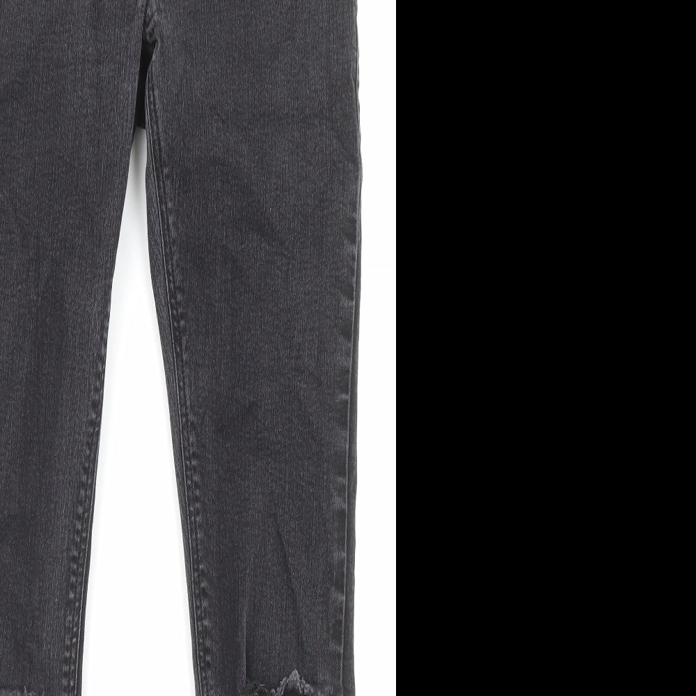 ASOS Mens Black Cotton Skinny Jeans Size 30 in L32 in Regular Zip - Pockets