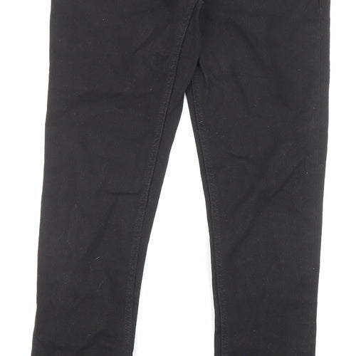 Denim Mens Black Cotton Skinny Jeans Size 30 in L32 in Regular Zip - Pockets