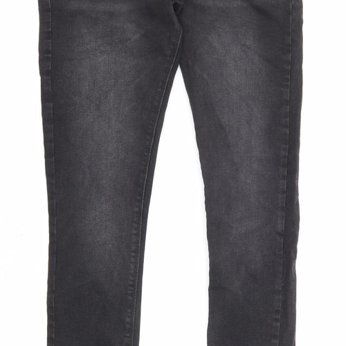 Denim & Co. Mens Black Polyester Skinny Jeans Size 30 in L32 in Regular Zip - Pockets