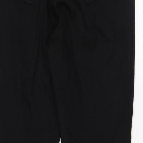 Denim & Co. Womens Black Cotton Jegging Jeans Size 14 L27 in Regular