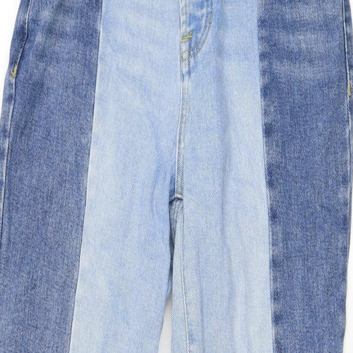 PacSun Womens Blue Cotton Straight Jeans Size 26 in L27 in Regular Button