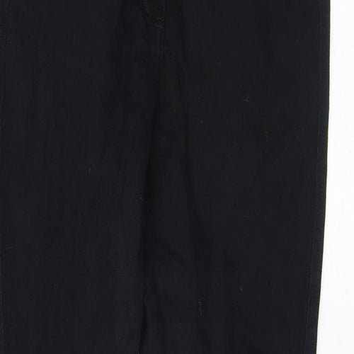 NEXT Womens Black Cotton Jegging Jeans Size 12 L26 in Regular