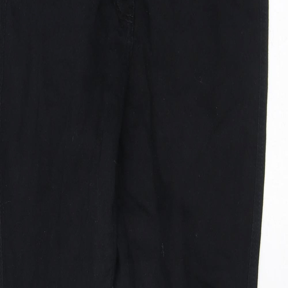 NEXT Womens Black Cotton Jegging Jeans Size 12 L26 in Regular