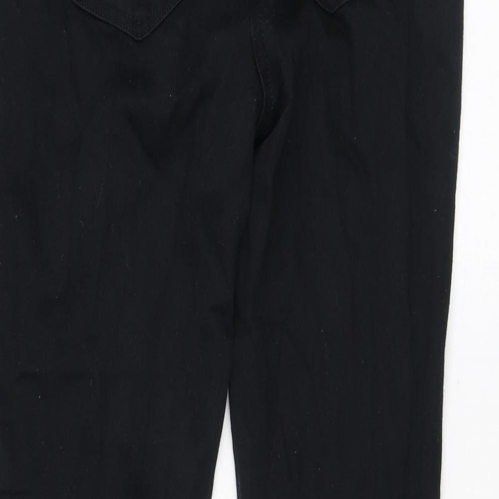 NEXT Womens Black Cotton Jegging Jeans Size 12 L26 in Regular