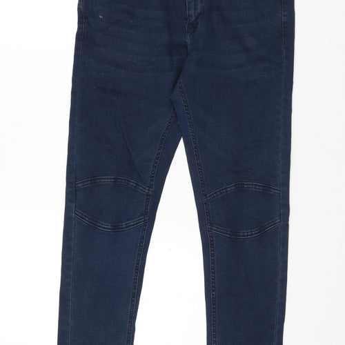 Outfitters Womens Blue Cotton Skinny Jeans Size 30 in L27 in Regular Zip