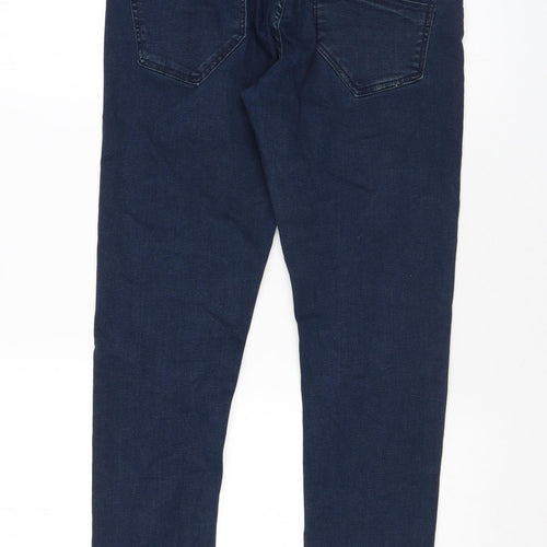Outfitters Womens Blue Cotton Skinny Jeans Size 30 in L27 in Regular Zip