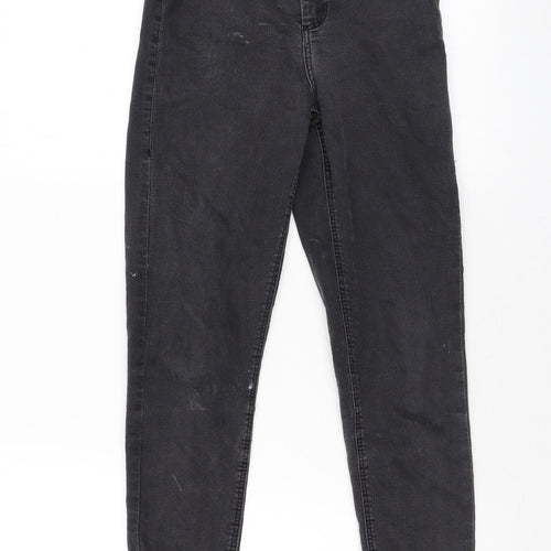 Topshop Womens Grey Cotton Jegging Jeans Size 26 in L32 in Regular Zip