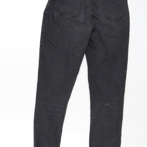 Topshop Womens Grey Cotton Jegging Jeans Size 26 in L32 in Regular Zip