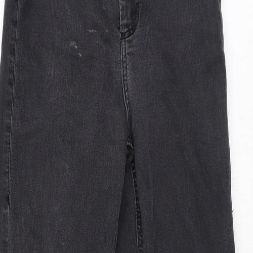 Topshop Womens Grey Cotton Jegging Jeans Size 26 in L32 in Regular Zip