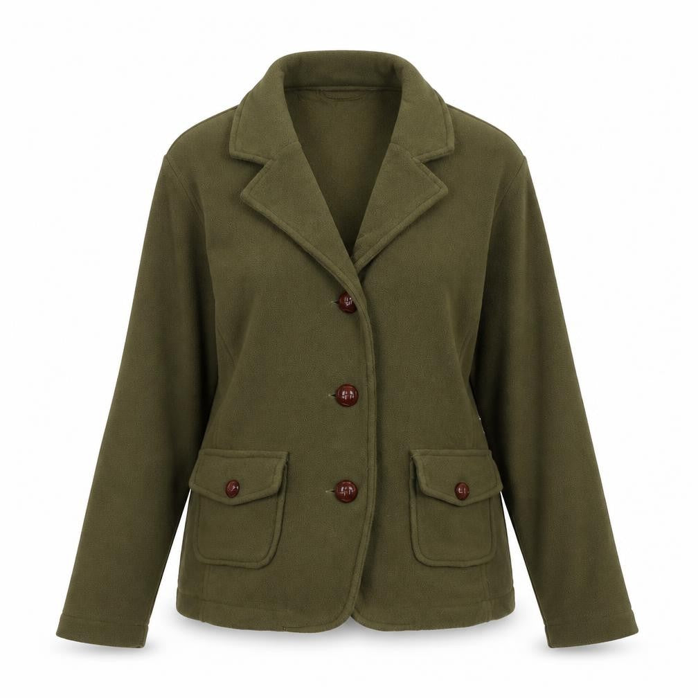 Avitano Womens Green Jacket Size S Button