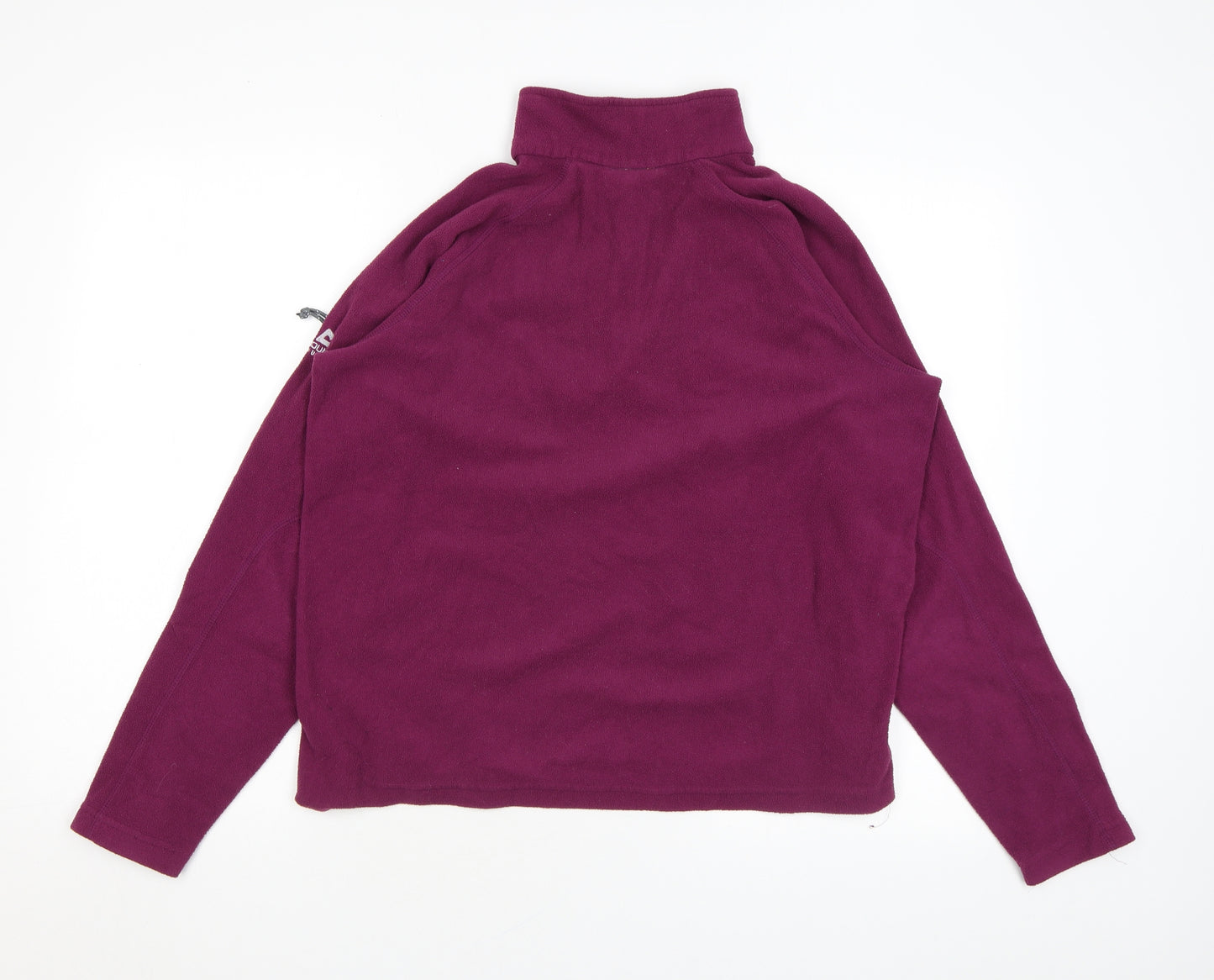 Mountain Equipment Womens Purple Polyester Pullover Sweatshirt Size L Zip