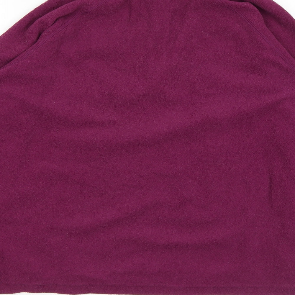 Mountain Equipment Womens Purple Polyester Pullover Sweatshirt Size L Zip
