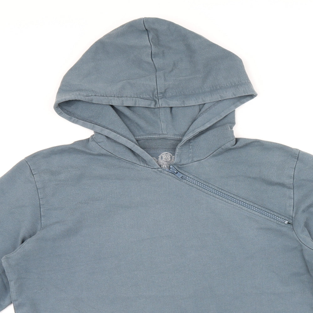 Burton Womens Blue Cotton Pullover Hoodie Size S Pullover