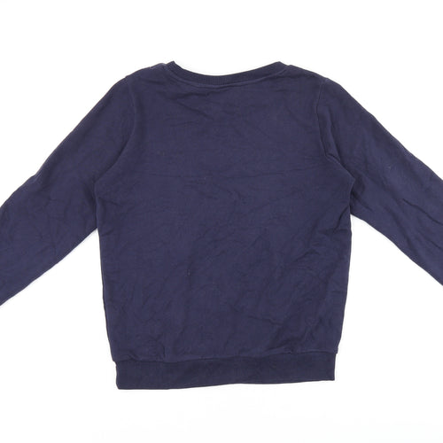 NEXT Womens Blue Cotton Pullover Sweatshirt Size S Pullover - Newquay 1982
