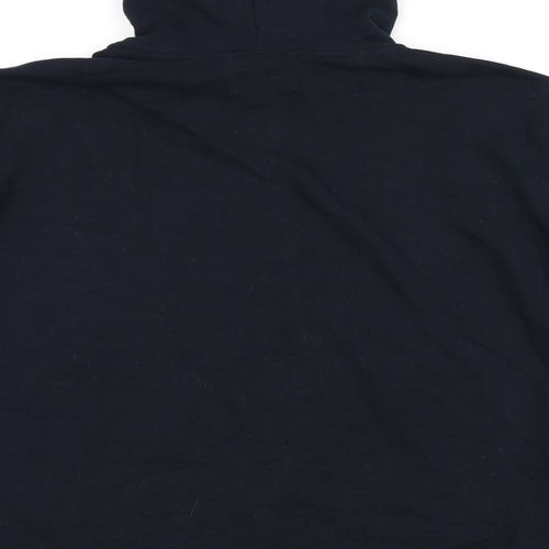 Marks and Spencer Mens Black Cotton Full Zip Sweatshirt Size 2XL