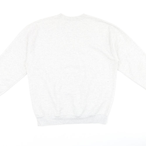 Prince Peter Womens Grey Cotton Pullover Sweatshirt Size M Pullover - New York print