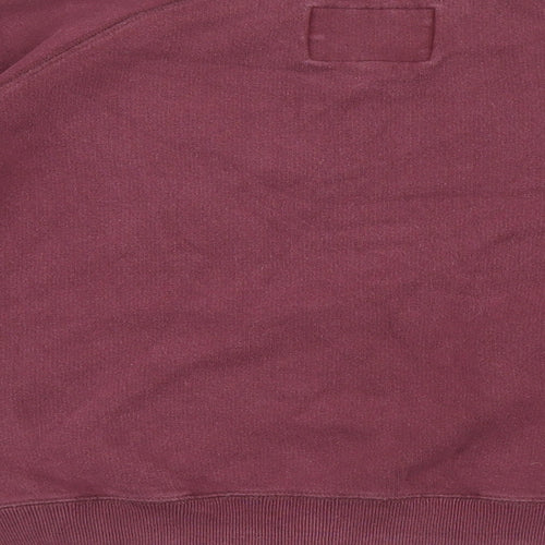 Jack Wills Womens Red Cotton Pullover Sweatshirt Size 6 Pullover