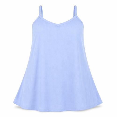 Love Yours Womens Blue Polyester Jersey T-Shirt Size 14 Square Neck