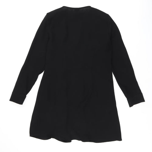 River Island Womens Black Jacket Size 12 Button