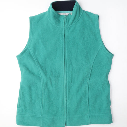 EWM Mens Green Gilet Jacket Size M Zip
