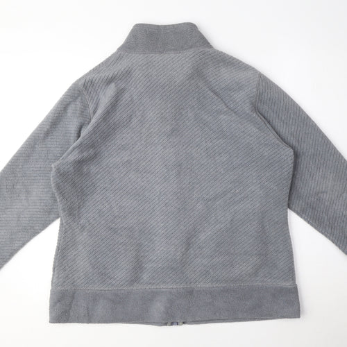 Marks and Spencer Womens Grey Jacket Size 18 Zip