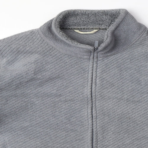 Marks and Spencer Womens Grey Jacket Size 18 Zip
