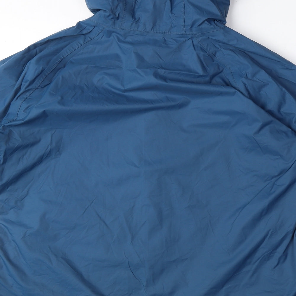 Trespass Womens Blue Rain Coat Coat Size 12 Zip