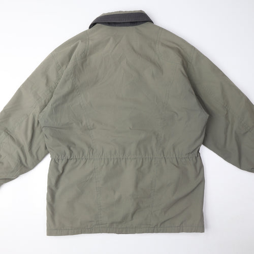 Westbury Womens Green Anorak Coat Size 10 Zip - Inside pockets