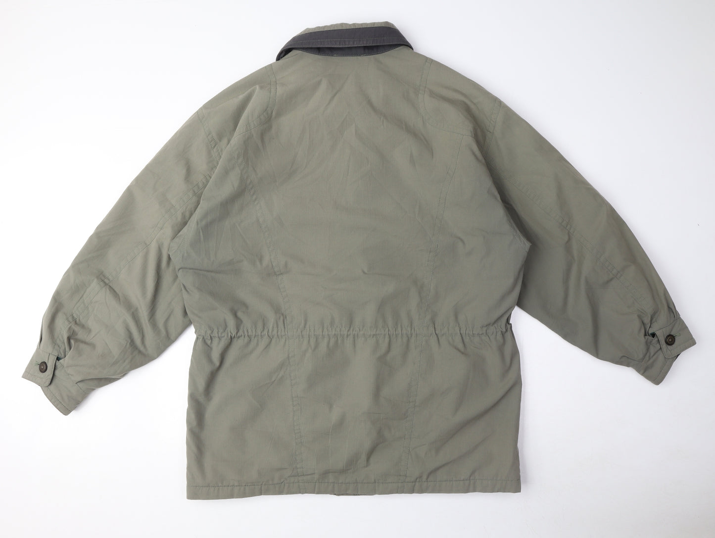 Westbury Womens Green Anorak Coat Size 10 Zip - Inside pockets