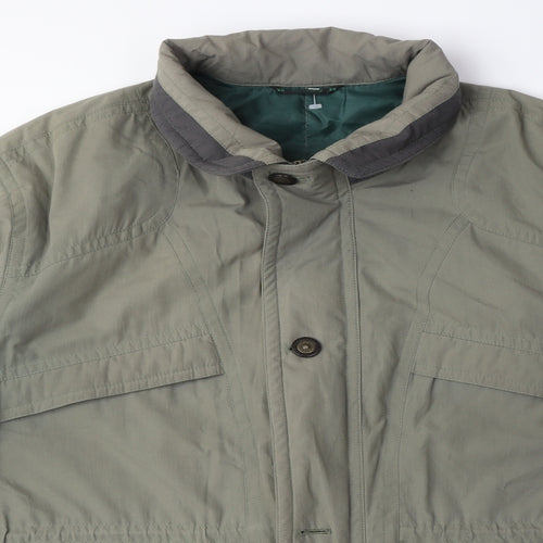 Westbury Womens Green Anorak Coat Size 10 Zip - Inside pockets