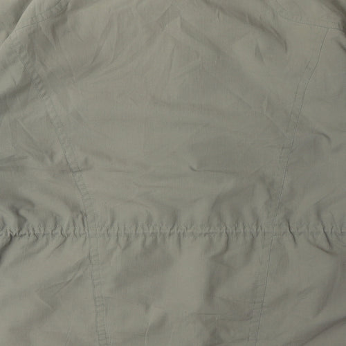 Westbury Womens Green Anorak Coat Size 10 Zip - Inside pockets
