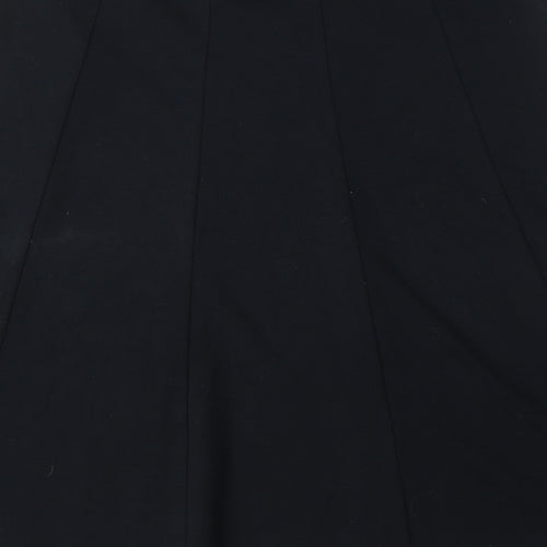 Marks and Spencer Womens Black Viscose A-Line Skirt Size 10