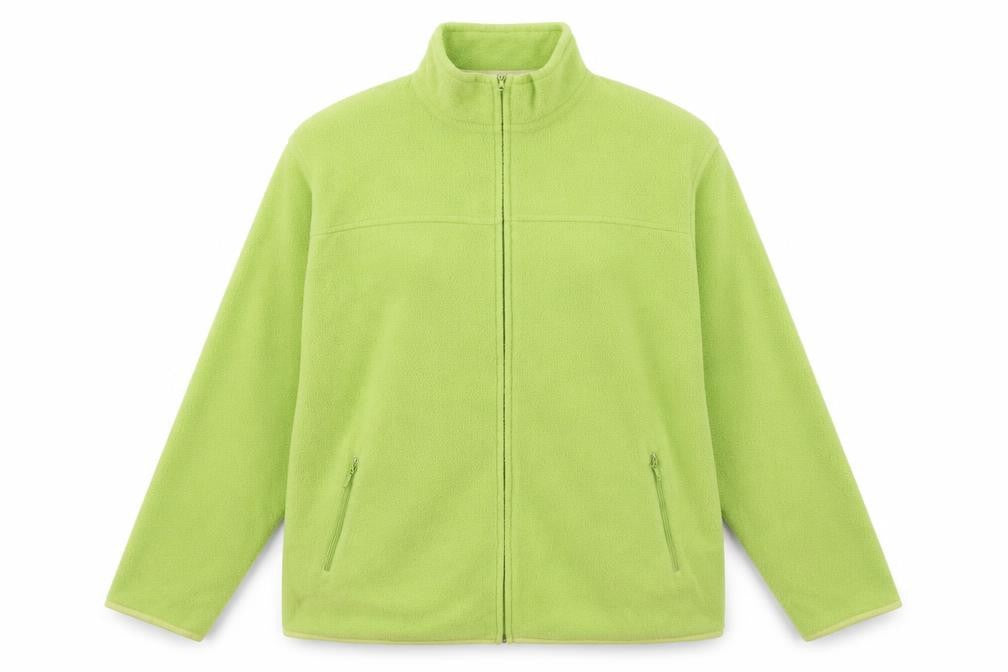Front view of EWM women’s green jacket, size L, zip -, size UK 18-20