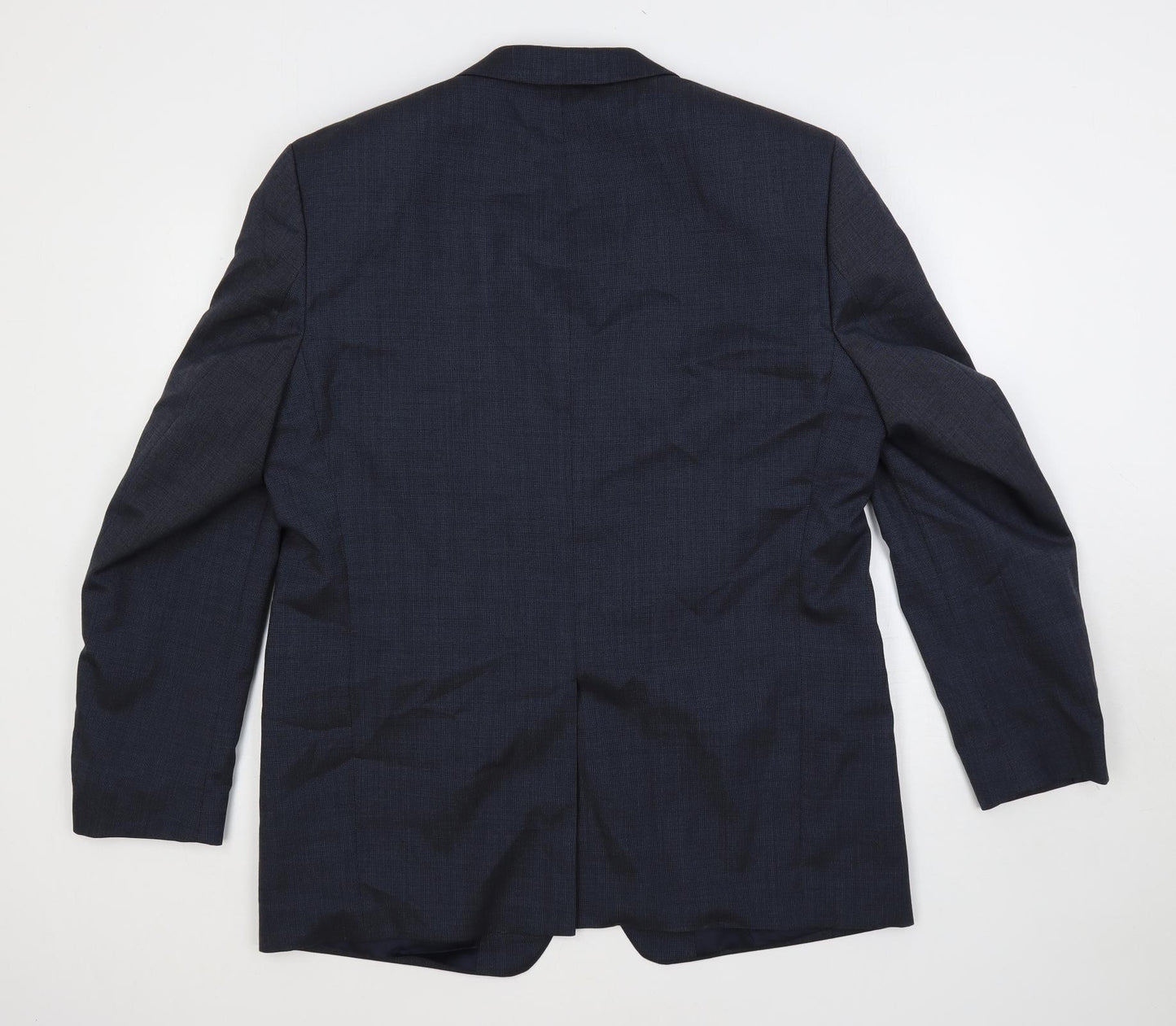 Ciro Citterio Mens Blue Polyester Jacket Suit Jacket Size 42 Regular