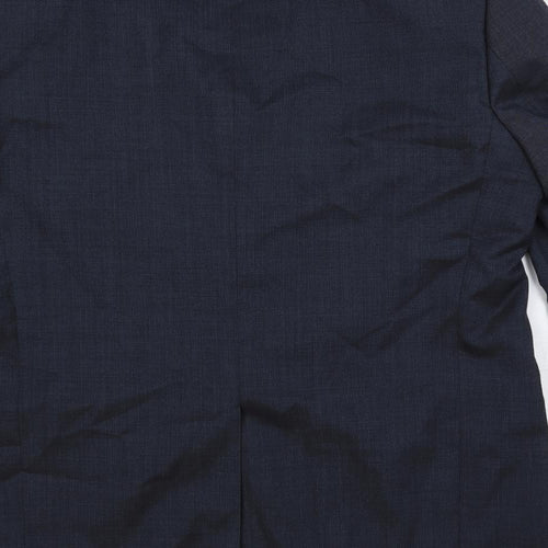 Ciro Citterio Mens Blue Polyester Jacket Suit Jacket Size 42 Regular