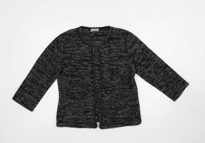 Per Una Womens Grey Jacket Blazer Size M - Open