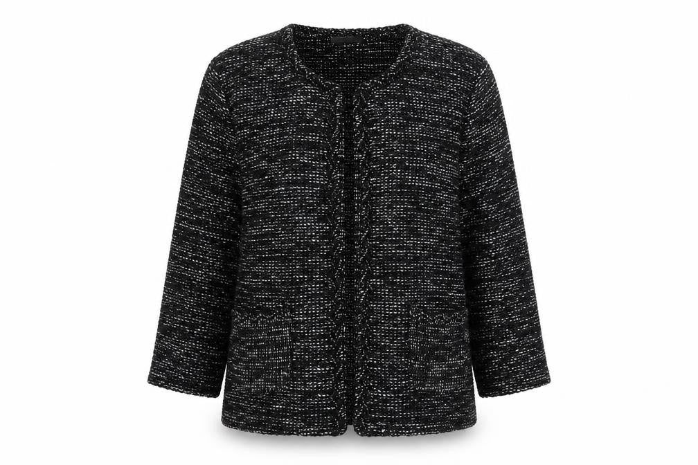 Per Una Womens Grey Jacket Blazer Size M - Open