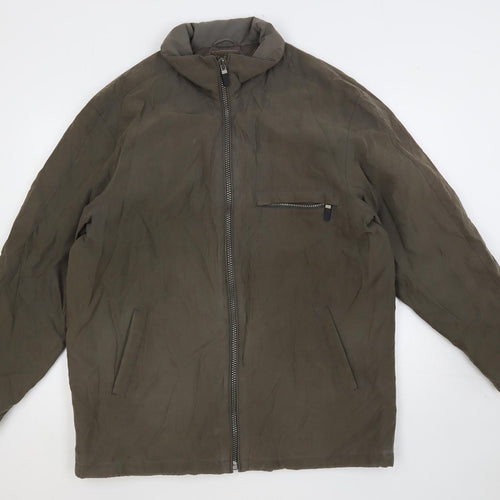 Canda Mens Green Jacket Size M Zip