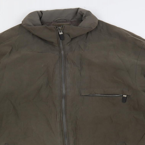 Canda Mens Green Jacket Size M Zip