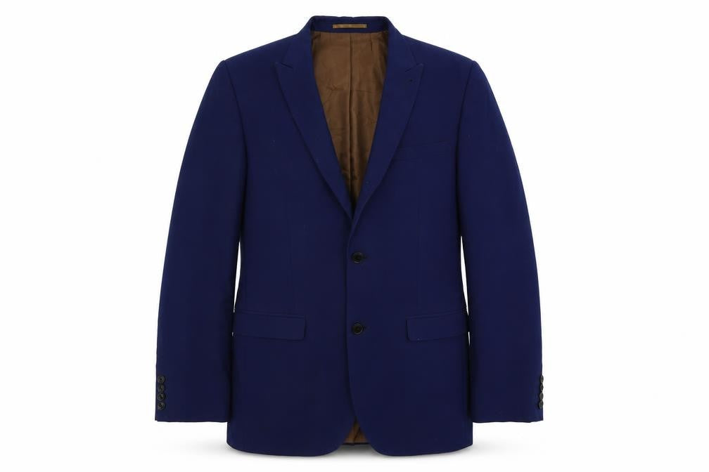 Next Mens Blue Polyester Jacket Suit Jacket Size 40 Regular