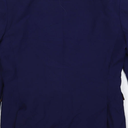 NEXT Mens Blue Polyester Jacket Suit Jacket Size 40 Regular