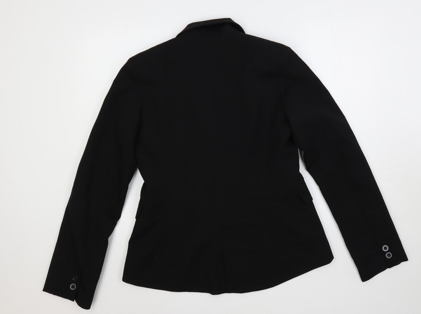 Only Womens Black Jacket Blazer Size 14 Button